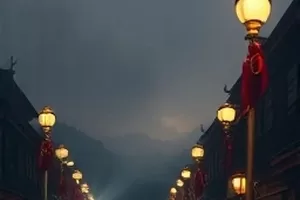 《雾港来信》雨夜码头剧照